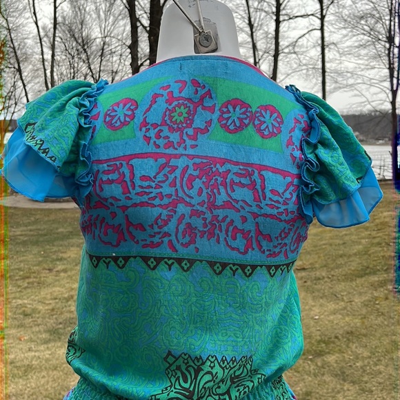 Elegant Neslay Paris cotton blouse/tunic S - Picture 4 of 7